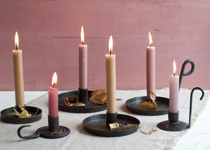 Candle holder black MJ1