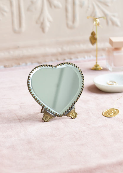 Miroir sur pied coeur TI4040