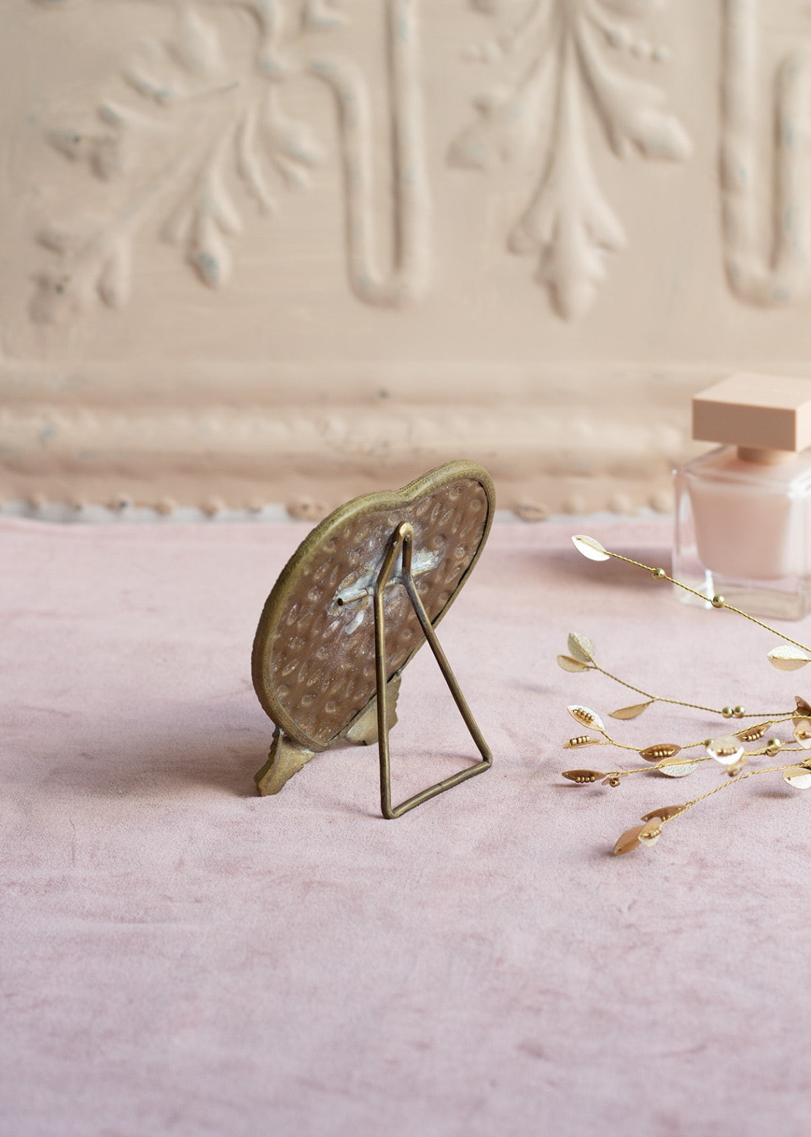 Miroir sur pied coeur TI4040