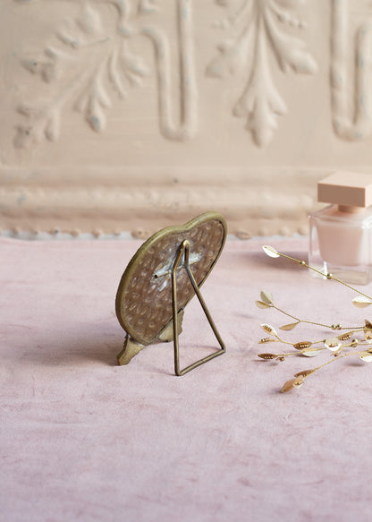 Miroir sur pied coeur TI4040