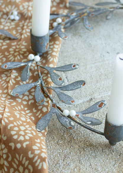 Mistletoe wreath candle holder EW-5213