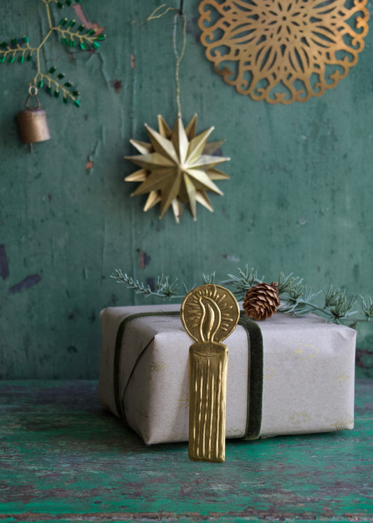 Kaarsornament Vlam NAW20280