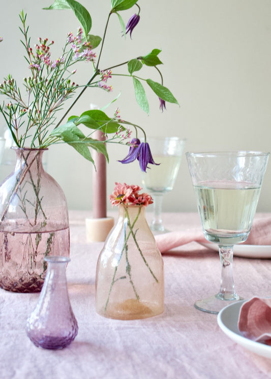 Vaas gerecycled glas oranje WEL126