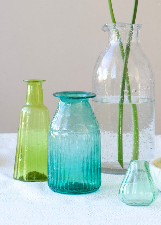 Vase recycled glass DE0052