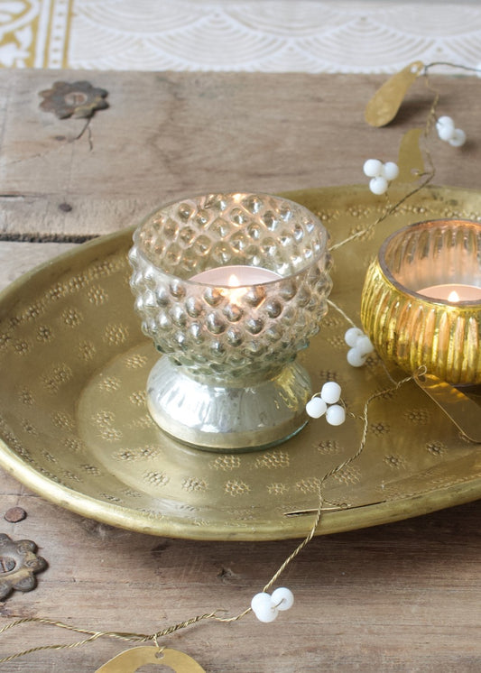 Tealightholder silver WEL188