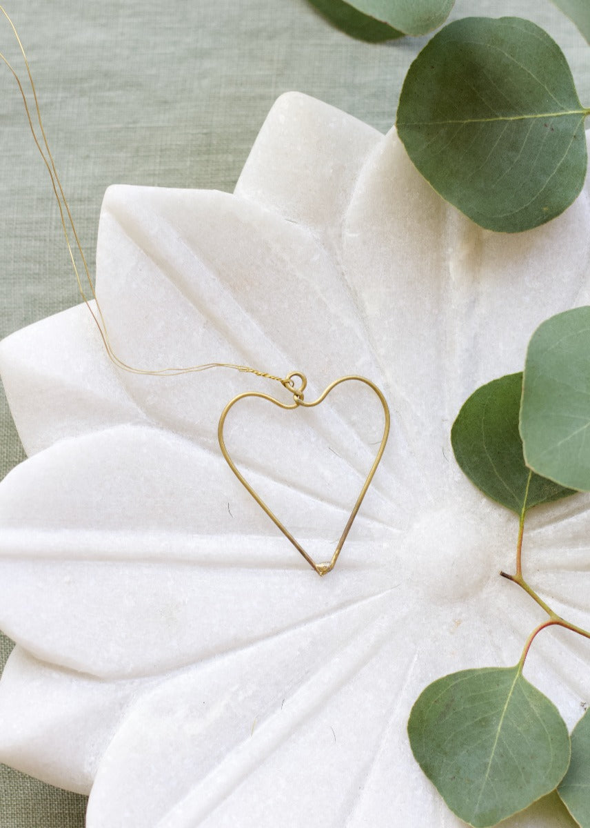 Heart hanger EW-4862 (50 pcs)