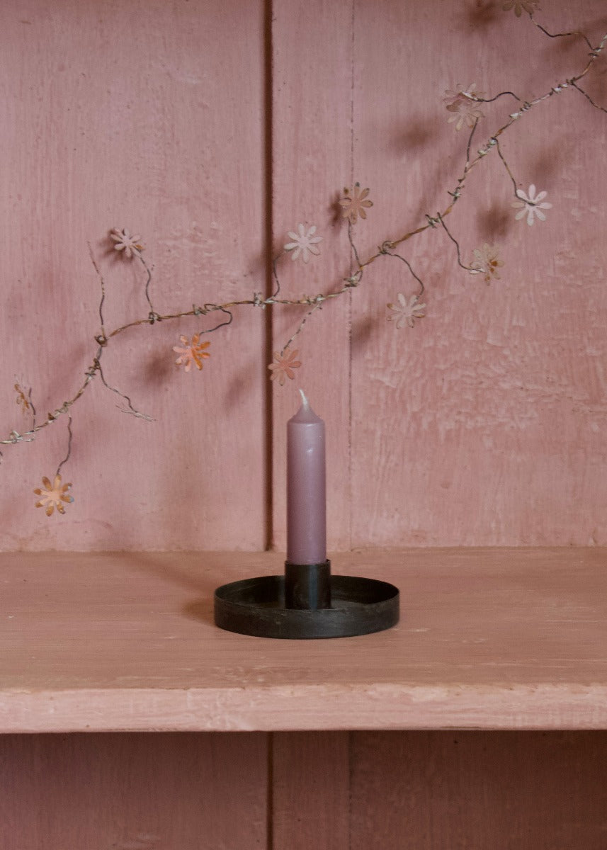 Candle holder black MJ1