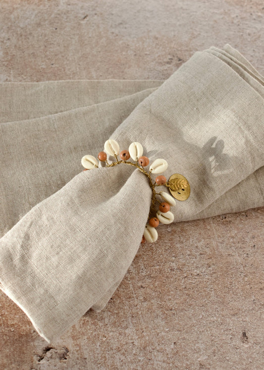 Rond de serviette coquillages TI0123