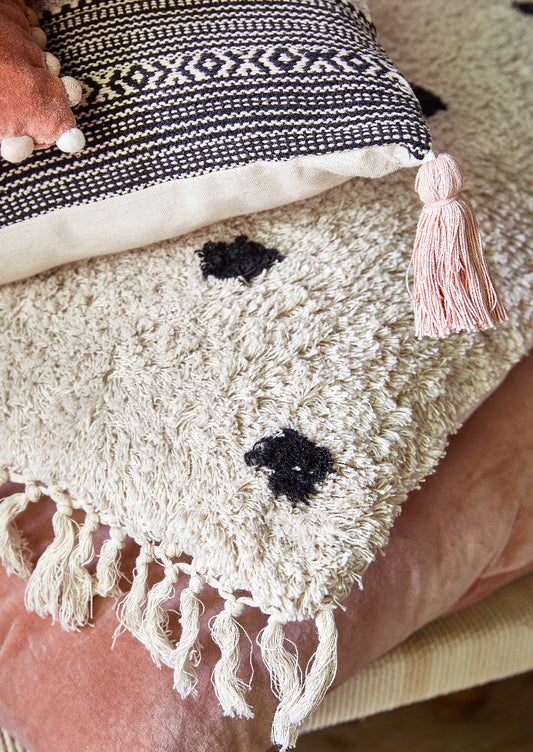 Coussin à pois Rug04