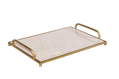 White marble tray E056
