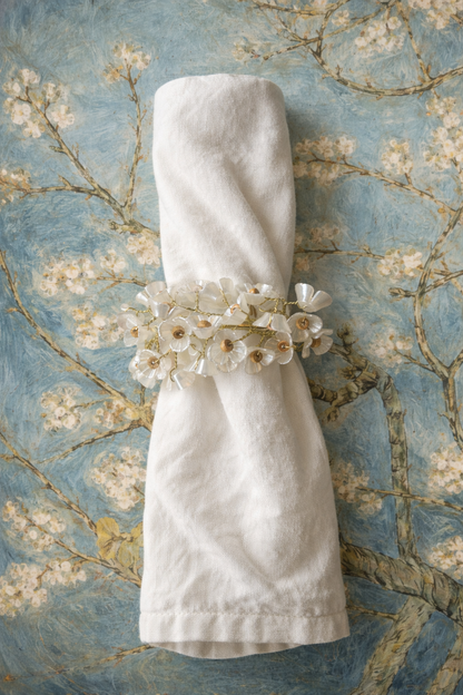 Almond Blossom Napkin Ring WD131