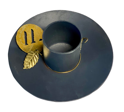Candle holder zinc EW-5297zi