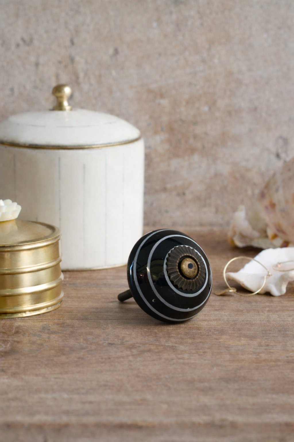 Bouton noir blanc MJ-400