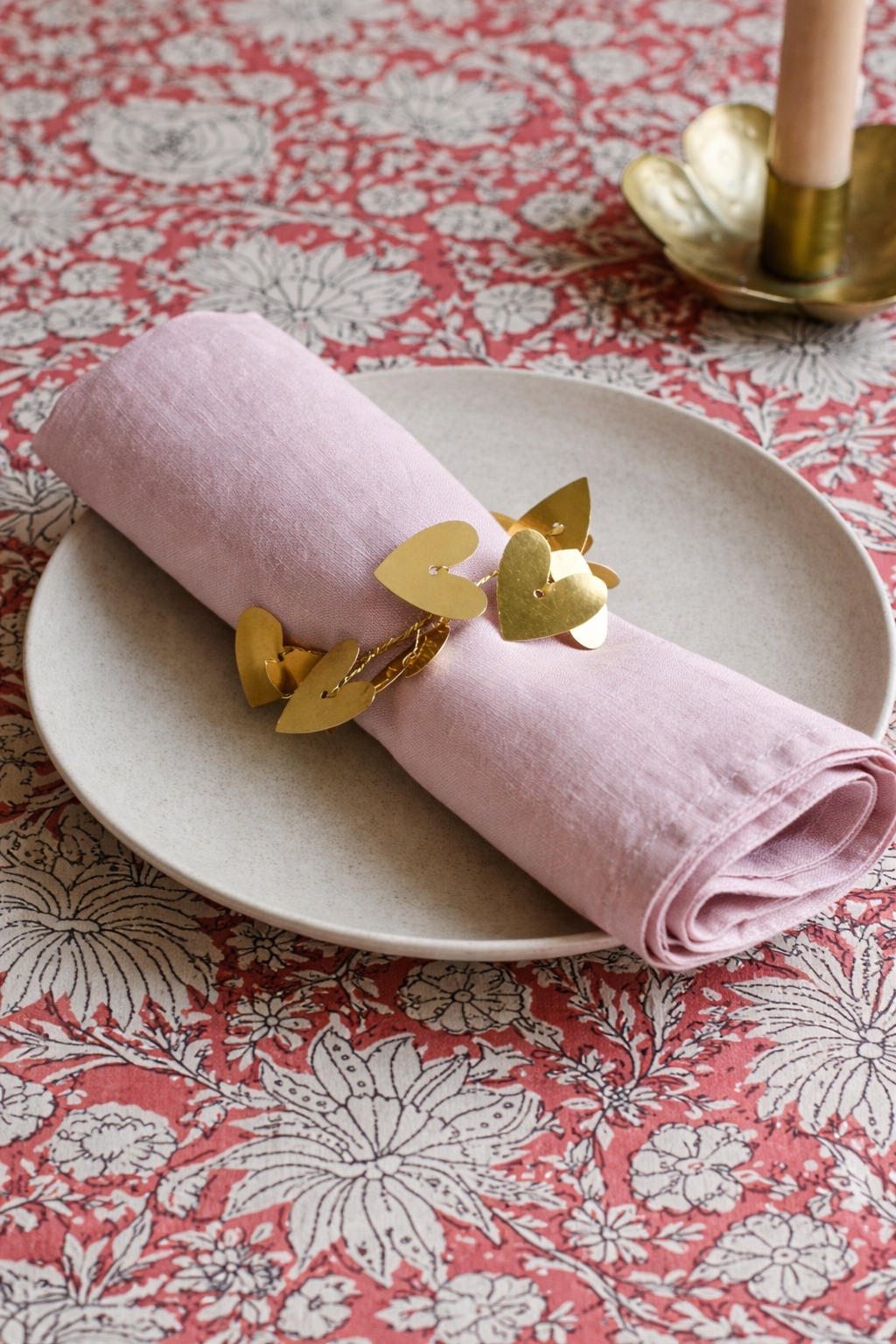 Rond de serviette grand coeur TI240007