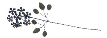 Metal flower MA3005