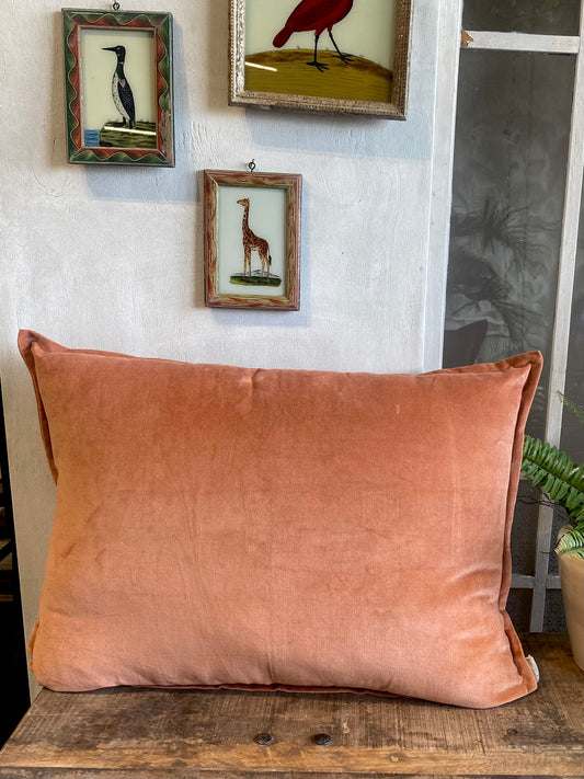 Toasted Nut velvet cushion cover BHAT011