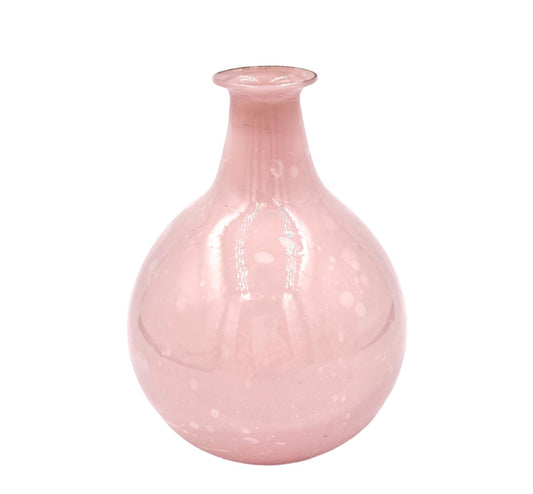 Vaas gerecycled glas opaal roze WEL123