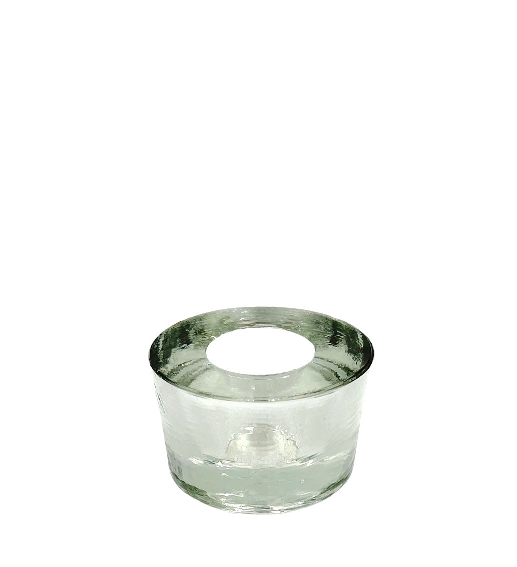Candle holder transparent glass WEL175