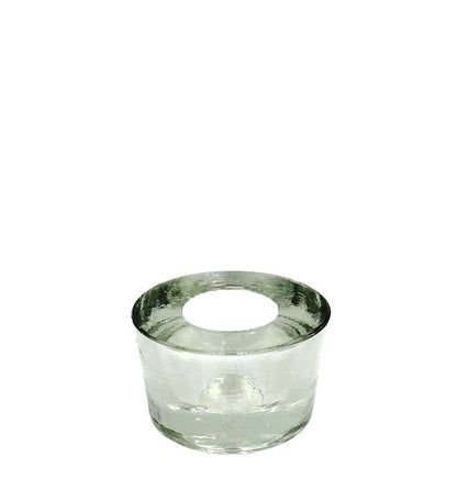 Candle holder transparent glass WEL175