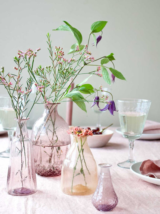 Vase recycled glass WEL025