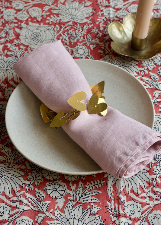 Large heart Napkin ring TI240007