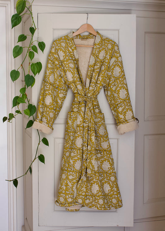 Sherpa kimono yellow VIR3405