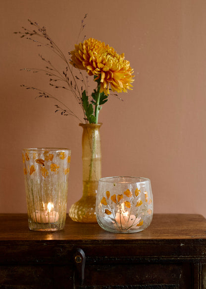 Vase orange flower WEL245