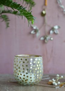 Tealight golden dot WEL212