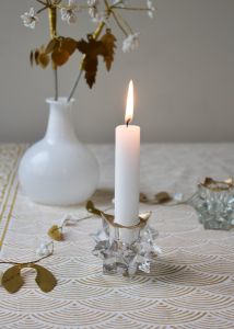 Glass candle holder WEL012