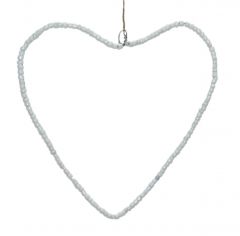 SALE-Heart from beads EW-4012MD