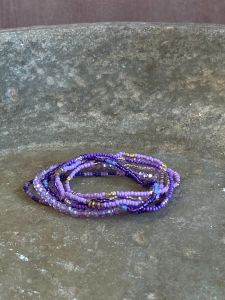 Bracelet purple gold SI005