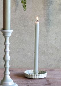 Enamel candle holder mint  DG14